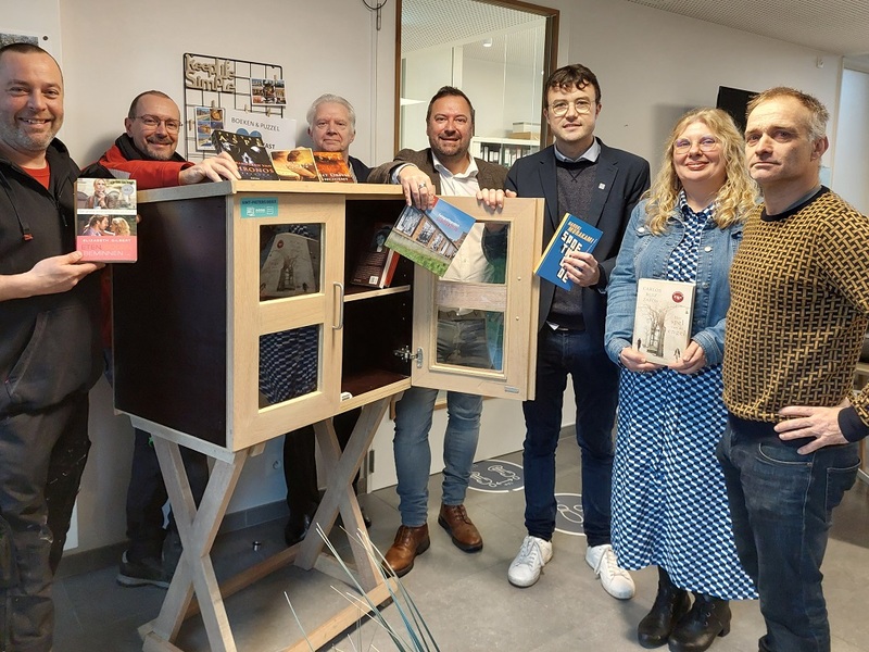 Boekenruilkastjes voor Sint-Pieters